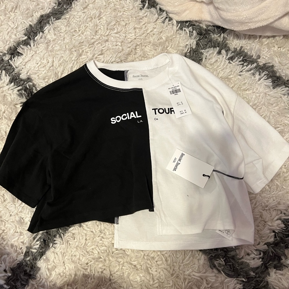 NWT social tourist shirt